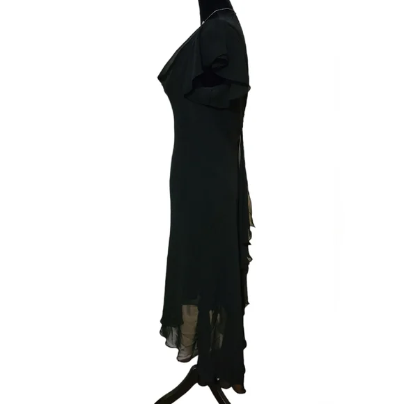 S.L. Fashions size 6 black dress - Picture 4 of 9